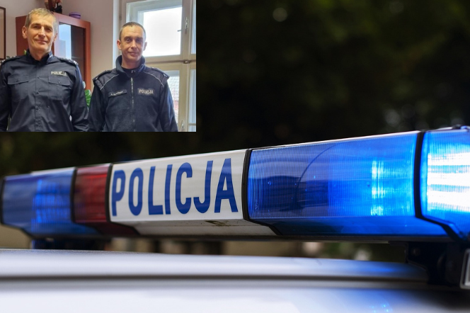 Policjanci eskortowali 8-miesięczną Polę do szpitala. Dziewczynka miała atak epilepsji