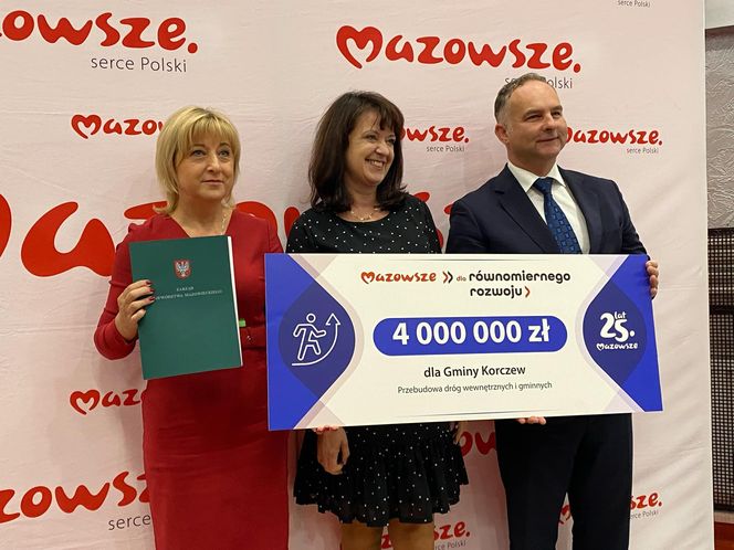 Mazowsze przekazało blisko 30 mln zł na inwestycje w powiecie siedleckim