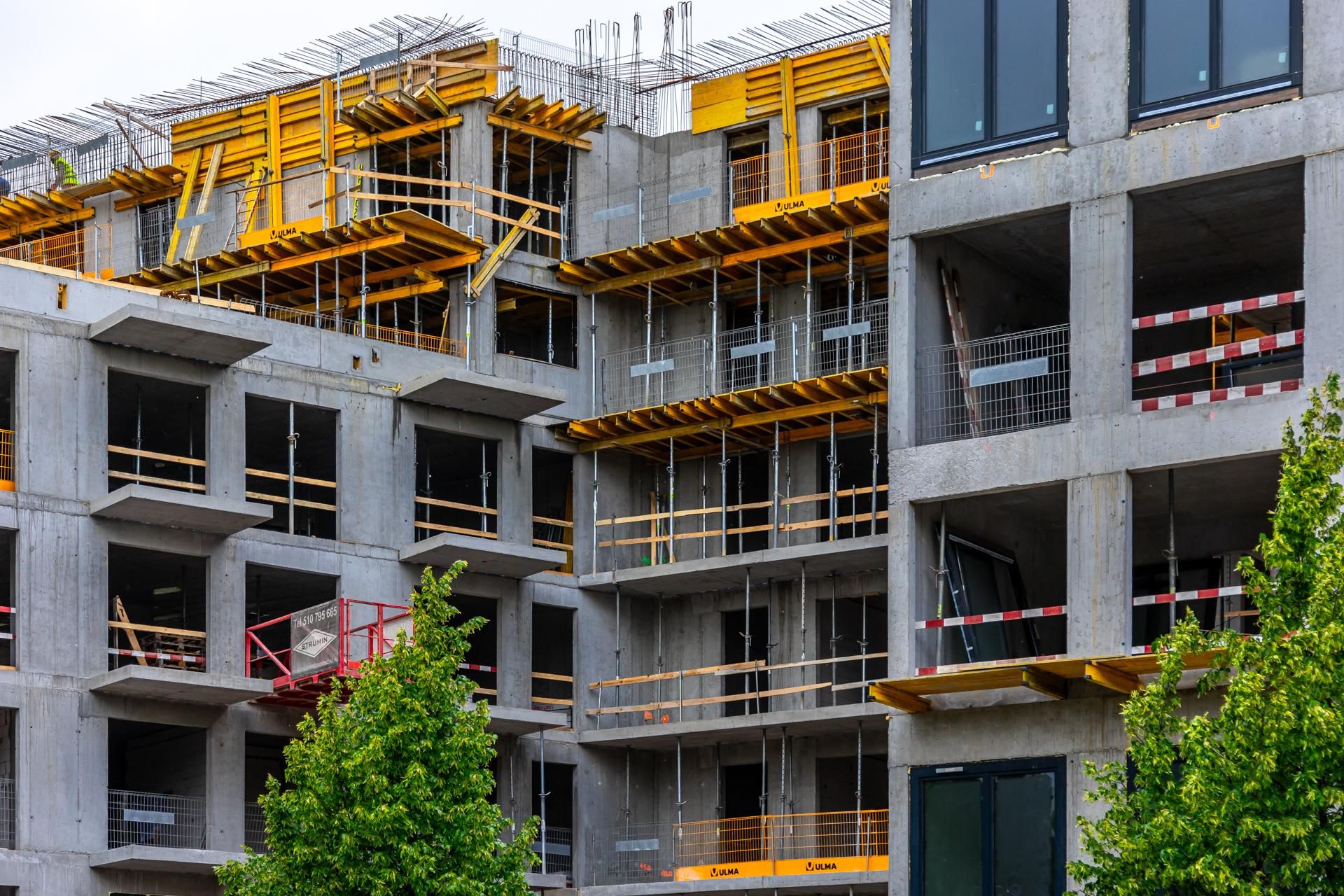 Konwiktorska Residence w Warszawie w trakcie budowy