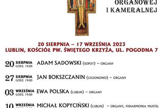 Lublin - ruszają X Świętokrzyskie Koncerty Muzyki Organowej i Kameralnej