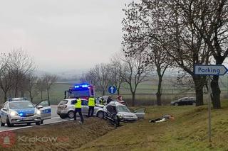 Książ Wielki. Tragiczny wypadek na DK-7. Nie żyją dwie osoby [ZDJĘCIA]