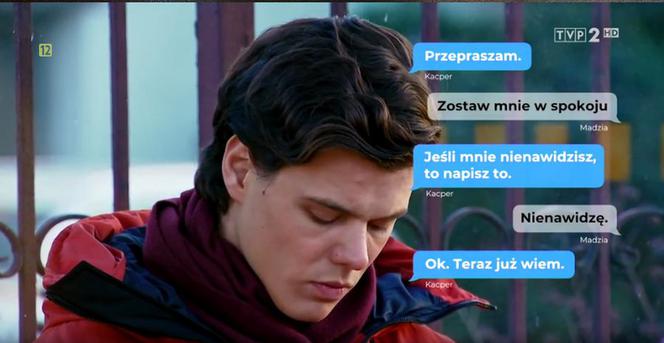 Barwy szczęścia, odc. 2082. Kacper (Jakub Szlachetka)