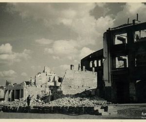 Białystok zniszczony po II wojnie światowej