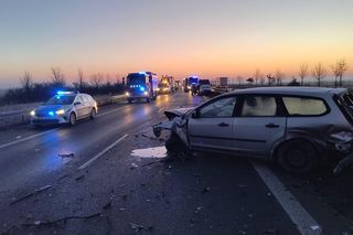 Zderzyło się sześć samochodów 