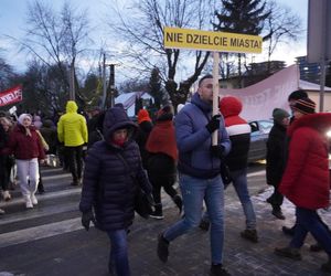 Protest kielczan przeciw budowie S74