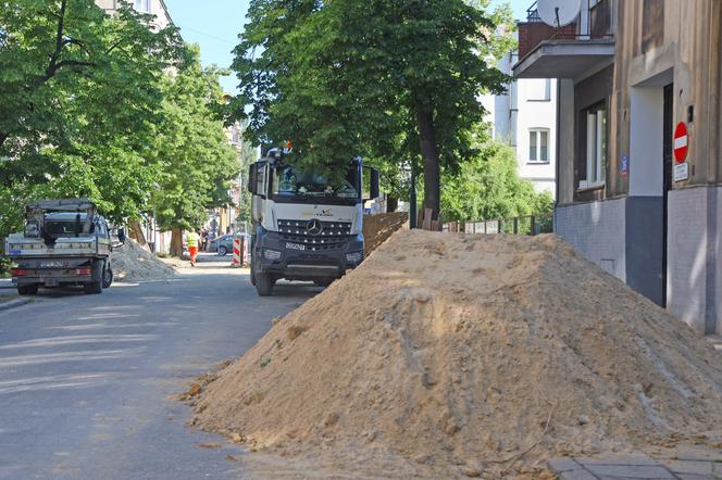 Na ul. Lipowej w Łodzi powstaje kolejny woonerf