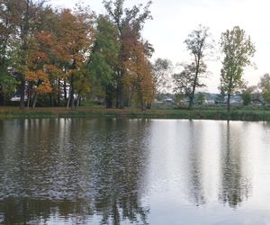 Park Lubomirskich w Białymstoku jesienią 