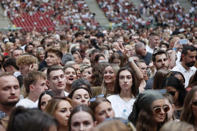 Koncert Jennifer Lopez w Warszawie (25.07.2025) - część druga. Organizatorem koncertu jest Prestige MJM