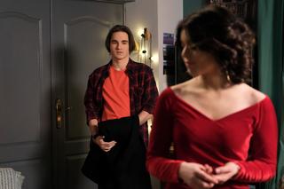 M jak miłość odc. 1730. Basia (Gabriela Raczyńska), Jasiek (Stanisław Dusza)