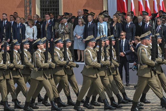 Uroczystości na pl. Zamkowym w Warszawie (3.05.2025)