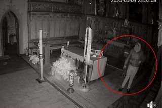 Nocna kradzież w kościele w Kaliszu 