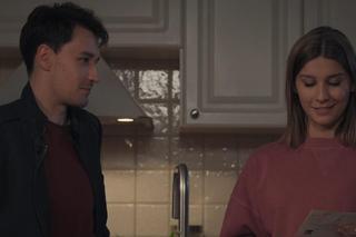 	M jak miłość odc. 1793. Justyna (Magdalena Wieczorek), Krzysiek Maliszewski (Adrian Brząkała)