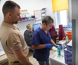 Szczepienie strażaków w powiecie gryfińskim 