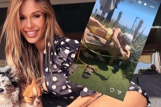 Doda w skąpym kostiumie prezentuje swoje wdzięki. Co za figura!