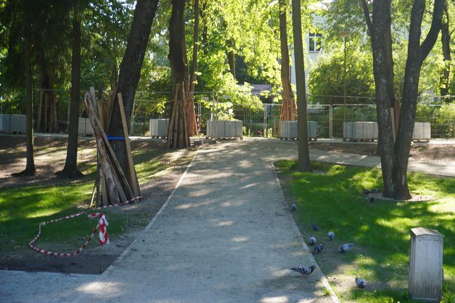 Rewitalizacja Parku Planty w Białymstoku latem 2025