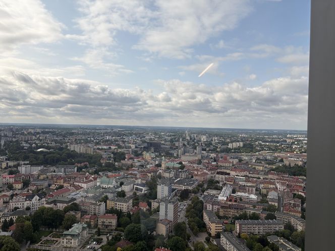 Byliśmy 40, piętrze najwyższego budynku mieszkalnego w Polsce. Widok jest niesamowity