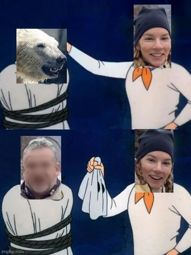 Najlepsze memy z białym misiem z Krupówek!
