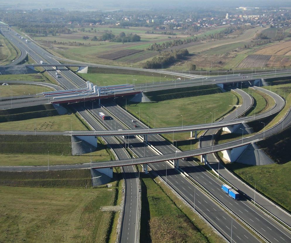 Węzeł Łódź Północ - łączy A1 i A2