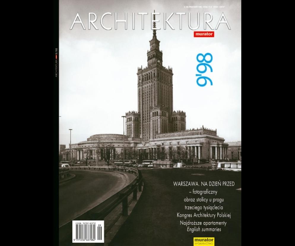Okładka Miesięcznik Architektura 09/1998