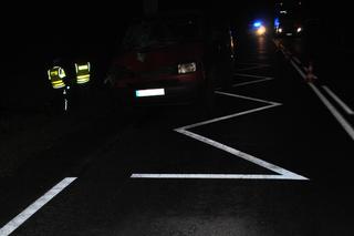 Koszmarna na DK 15 w Wymysłowicach! 21-latka nagle wbiegła pod koła auta! Zginęła na miejscu [ZDJĘCIA]