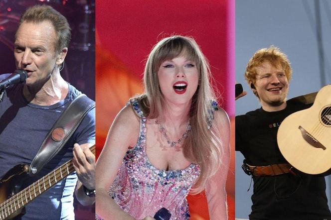 Sting, Lenny Kravitz, Ed Sheran, Taylor Swift - bardzo długa lista gwiazd, które zagrają w Polsce w 2024 roku 