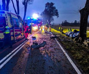 Ostatnia randka Huberta i Mileny. Roztrzaskali się o drzewo. 300 metrów od domu.