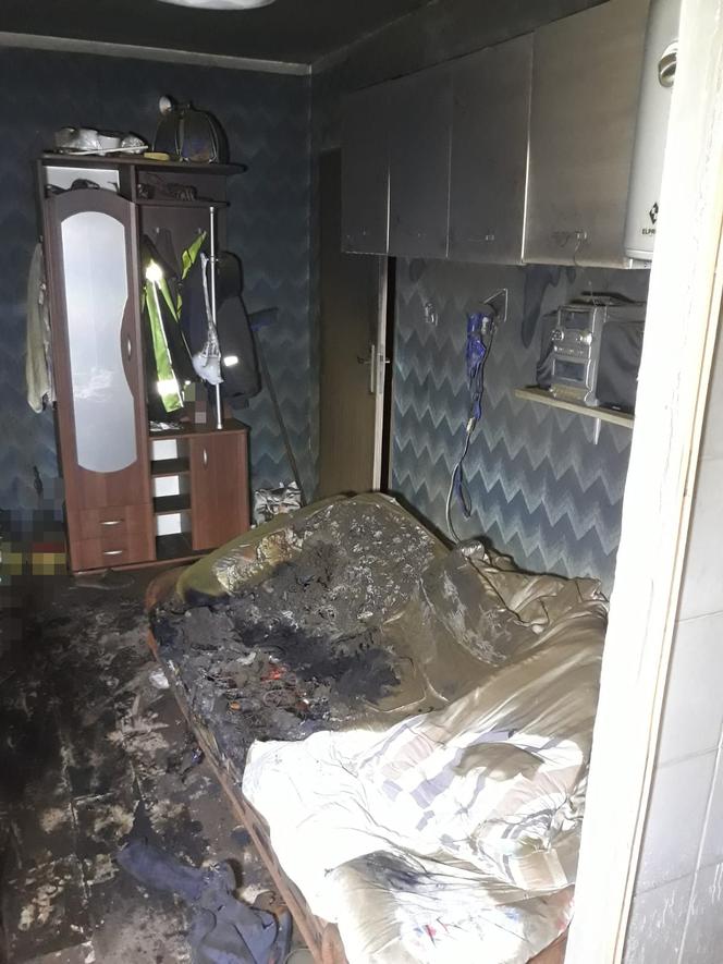 Pożar w Czerwonej Wsi. Nie żyje 55-letni mężczyzna