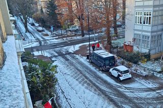 Pierwszy śnieg w tym roku. Pomorze pokryte białym puchem