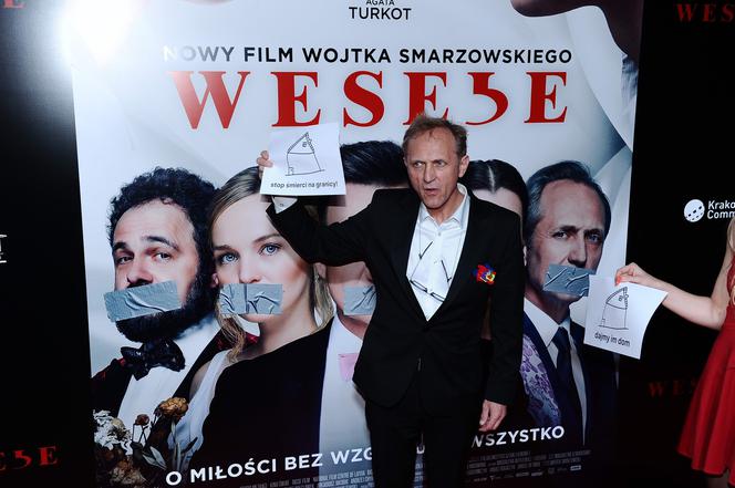 Andrzej Chyra na premierze "Wesela"