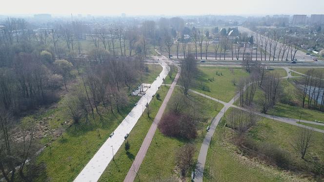 Koronawirus w Koszalinie. Policyjny dron w akcji