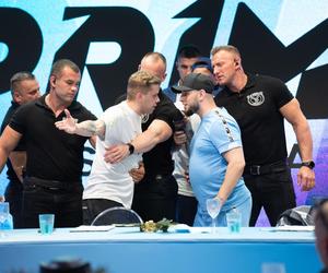 Zadyma na ważeniu przed PRIME MMA 9. Kaczor BRS rozbił to na głowie Rafonixa [WIDEO]