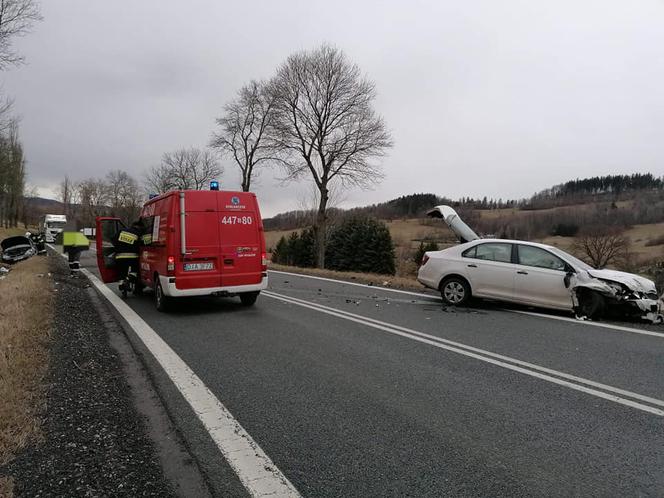 Groźny wypadek pod Mysłowem