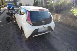 Koszmarny wypadek pod Kościerzyną! 12-latek huknął w toyotę. Dziecko zabrał śmigłowiec [ZDJĘCIA]