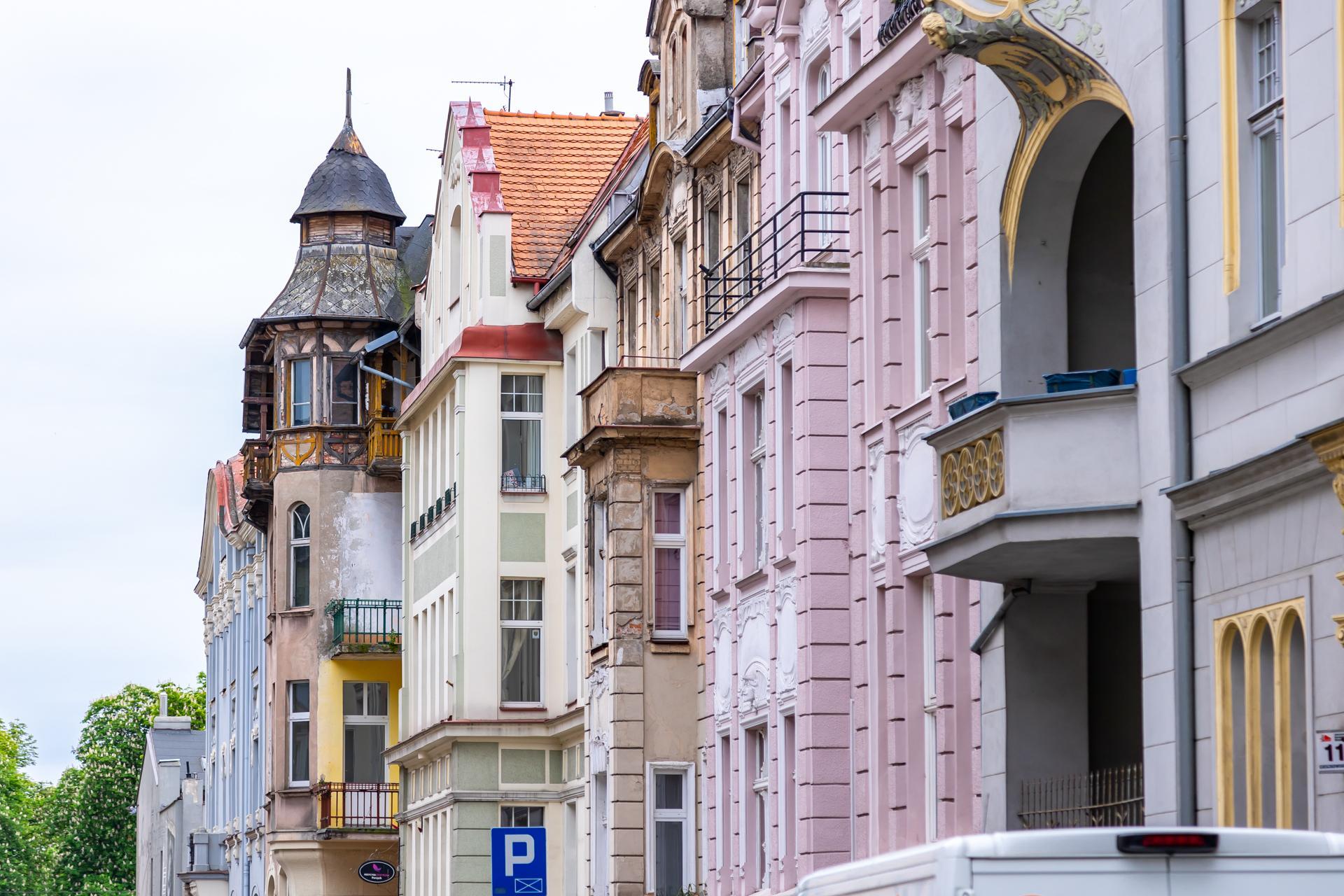 Kamienice przy ulicy Cieszkowskiego w Bydgoszczy
