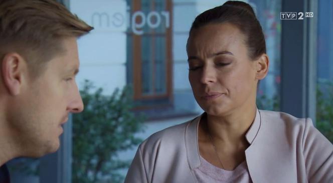 M jak miłość odcinek 1417, Magda (Anna Mucha), Paweł (Rafał Mroczek)