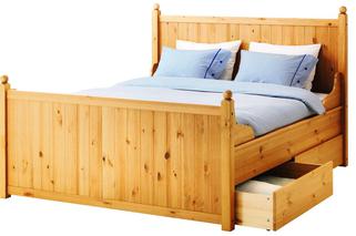 Łóżko drewniane z litej sosny