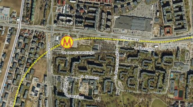 Rozbudowa metra M2 – stacja Lazurowa