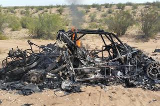 Spalone auto Adama Małysza! Rajd Dakar 2015 zakończył się dla polskiego kierowcy