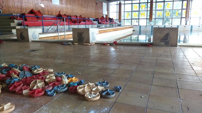 Basen "elanowski" tuż przed wyburzeniem