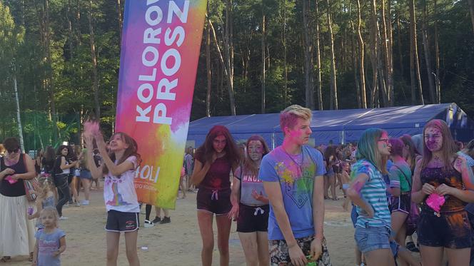 Festiwal kolorów 2019 na plaży miejskiej w Białymstoku