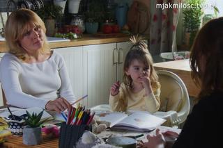 M jak miłość odc. 1675. Ula (Iga Krefft), Beata (Izabela Warykiewicz), Kalinka (Oliwia Kępka)