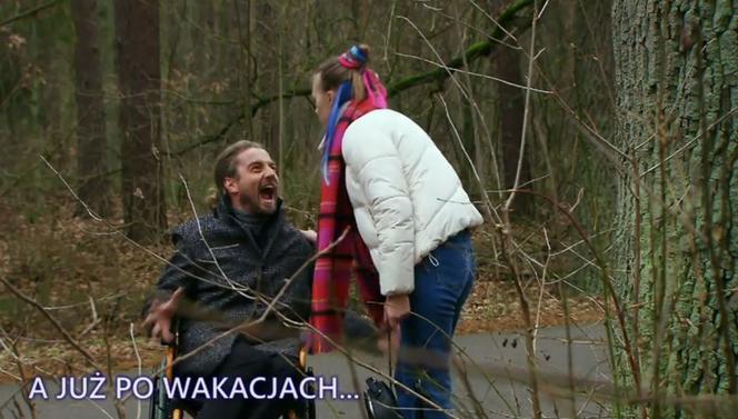 Na Wspólnej po wakacjach 2020. Daria (Patrycja Topajew), Adam (Marcin Rogacewicz)