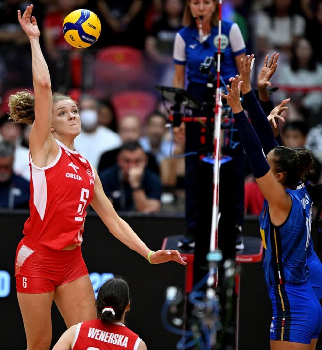 Agnieszka Korneluk - mecz Polska - Włochy