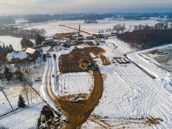 Tak postępują prace na budowie S1 Oświęcim-Dankowice