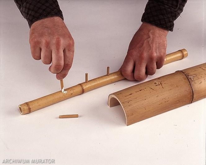 KROK II - Wykonywanie bambusowego wieszaka 