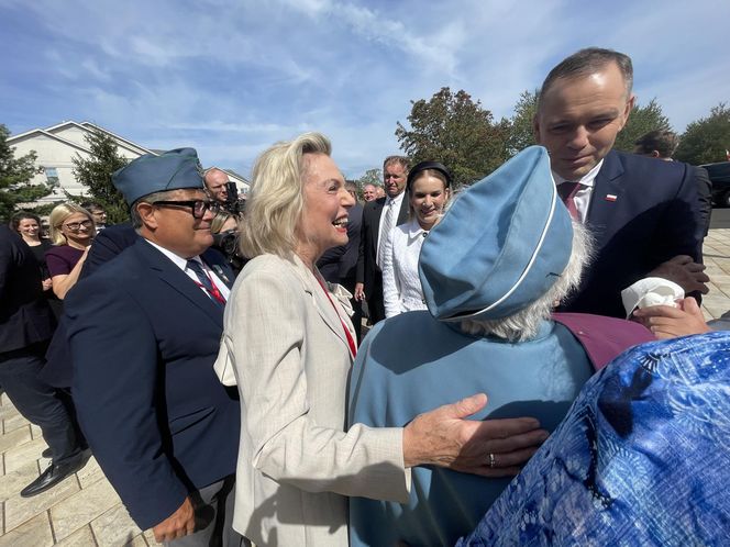 Karol Nawrocki z małżonką w USA. Tak przyjęto ich w Doleystown