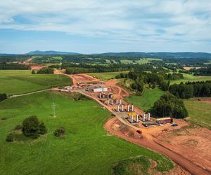 Autostrada D11 w Czechach - zdjęcia z budowy - sierpień 2025