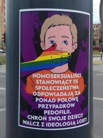 Homofobiczne plakaty