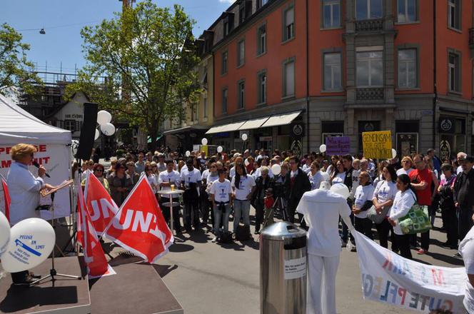 Protest polskich opiekunek w Szwajcarii