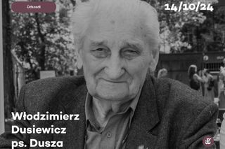 Kolejny powstaniec warszawski odszedł na wieczną wartę. Nie żyje Włodzimierz Dusiewicz ps. Dusza